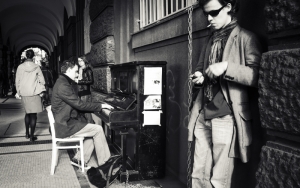 Public piano in Prague